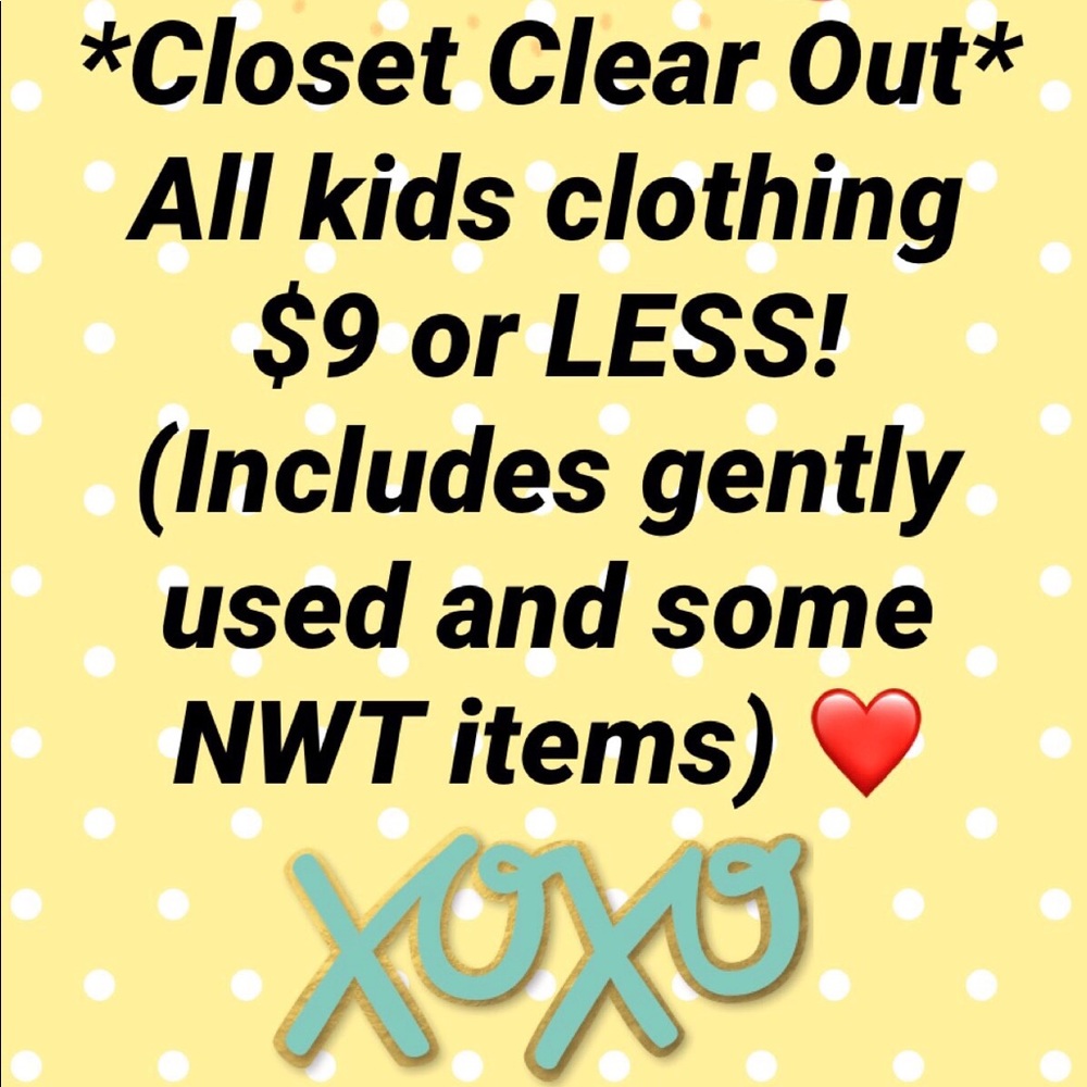 Closet Clear Out